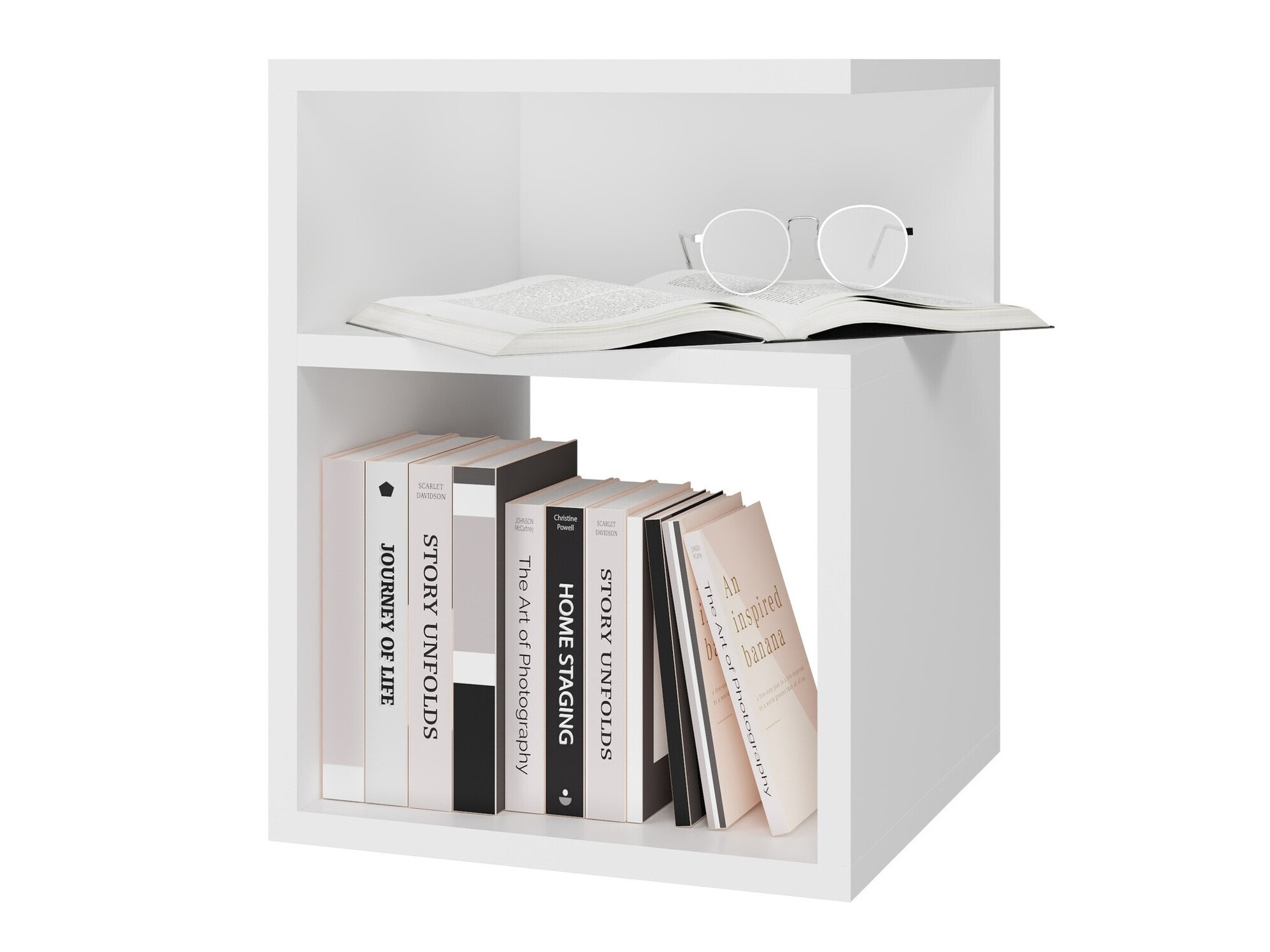 Noćni ormarić Mandeville 202 (Belo)