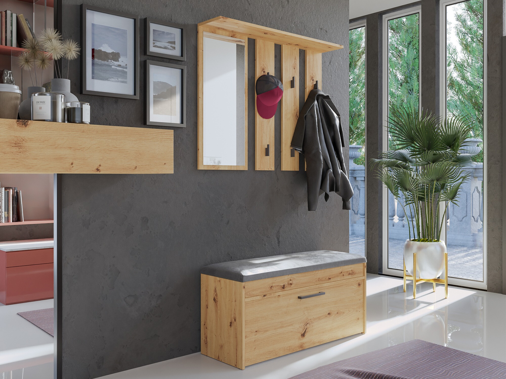 Cipelarnik Mandeville 216 (Artisan hrast)