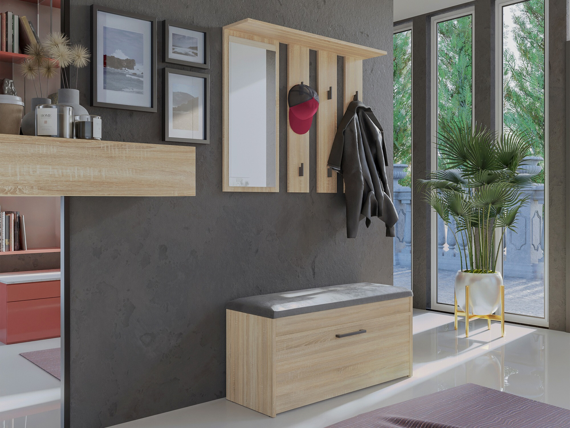 Cipelarnik Mandeville 216 (Sonoma hrast)