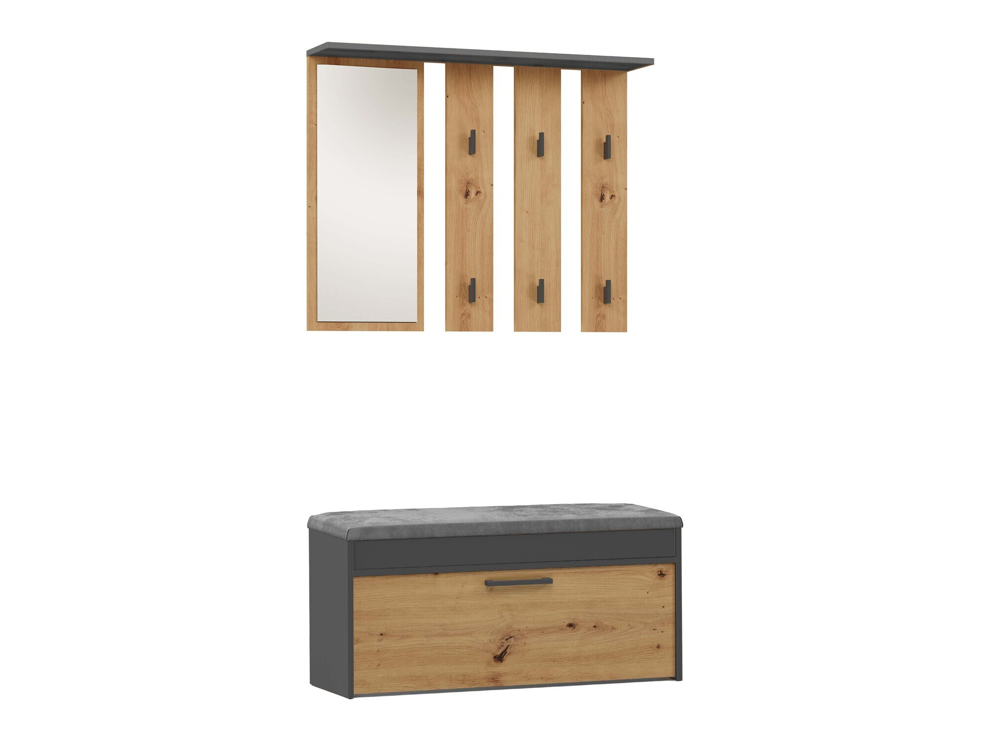 Set za hodnik Mandeville 218 (Antricit (ugalj) + Zanatski hrast)