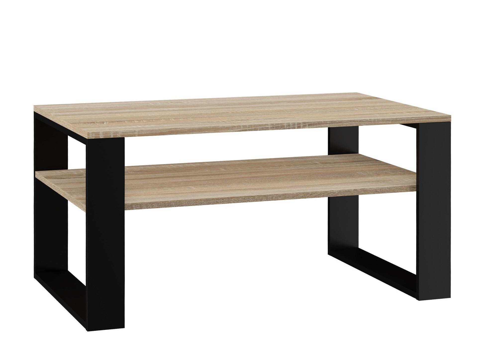 Stočić za kafu Mandeville 208 (Sonoma hrast + Crno)