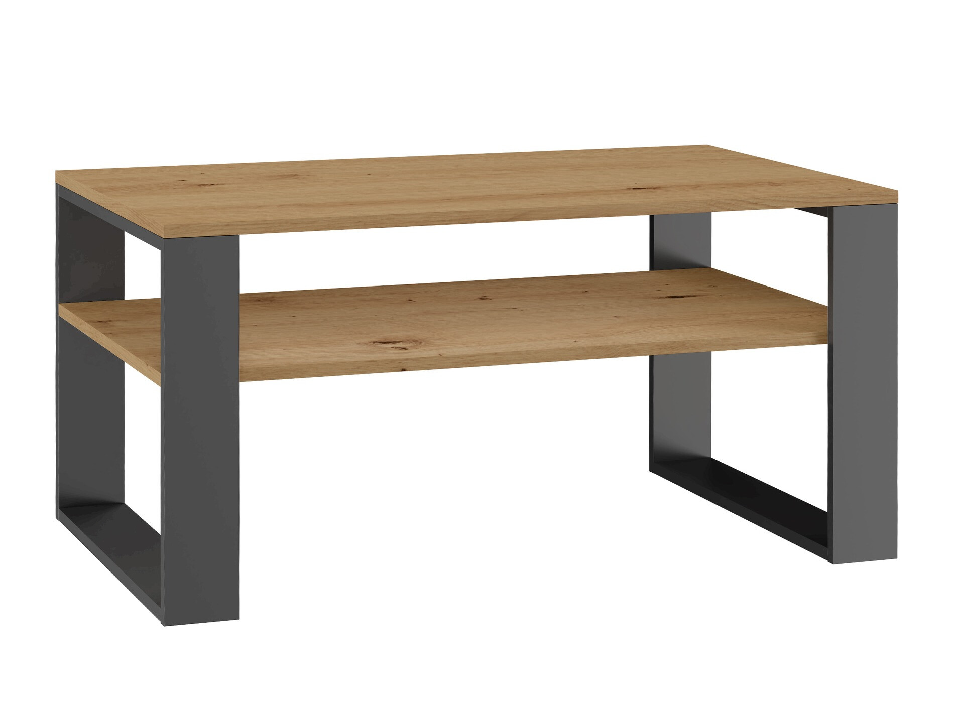 Stočić za kafu Mandeville 208 (Zanatski hrast + Antricit (ugalj))