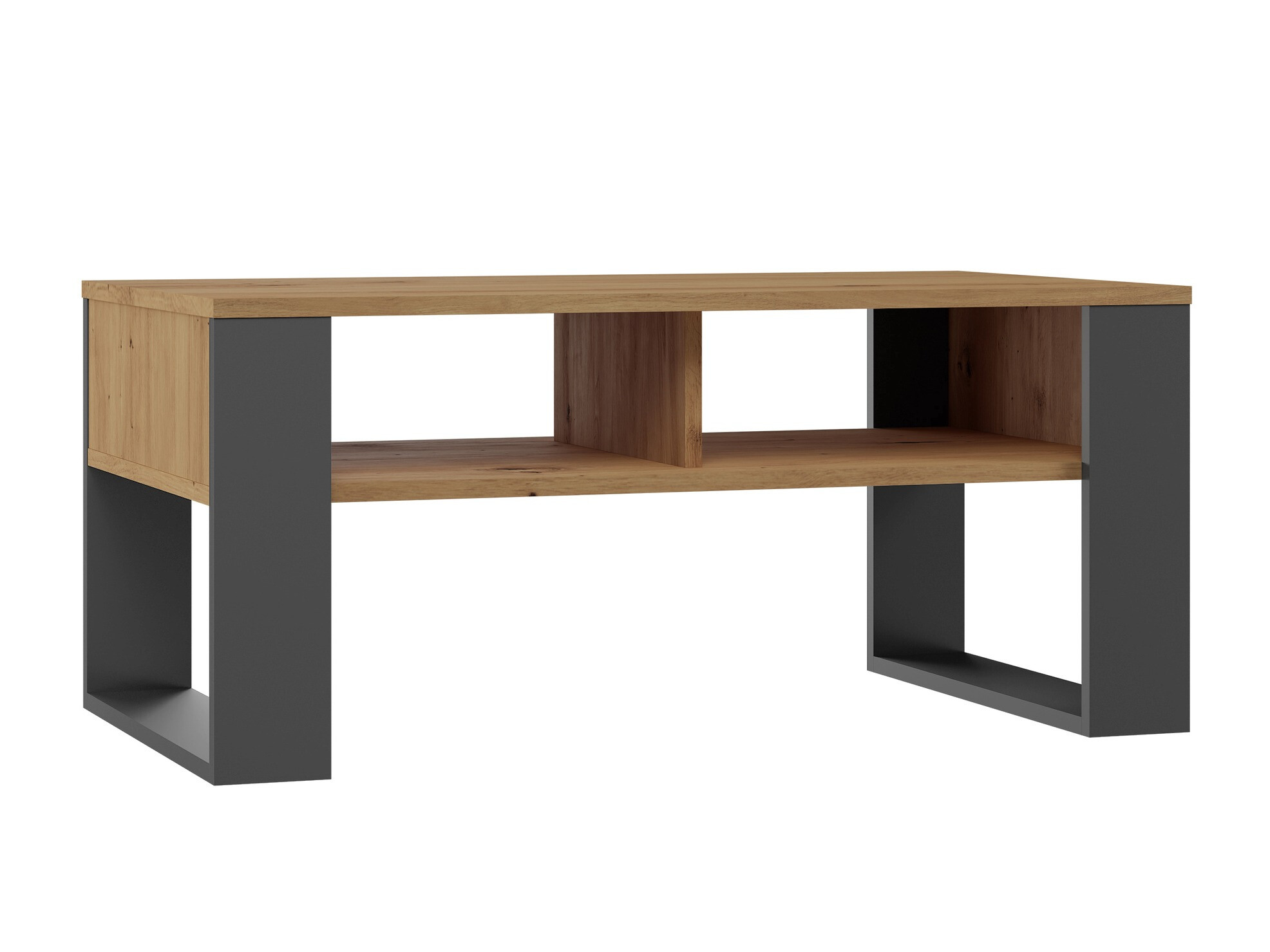 Stočić za kafu Mandeville 209 (Zanatski hrast + Antricit (ugalj))