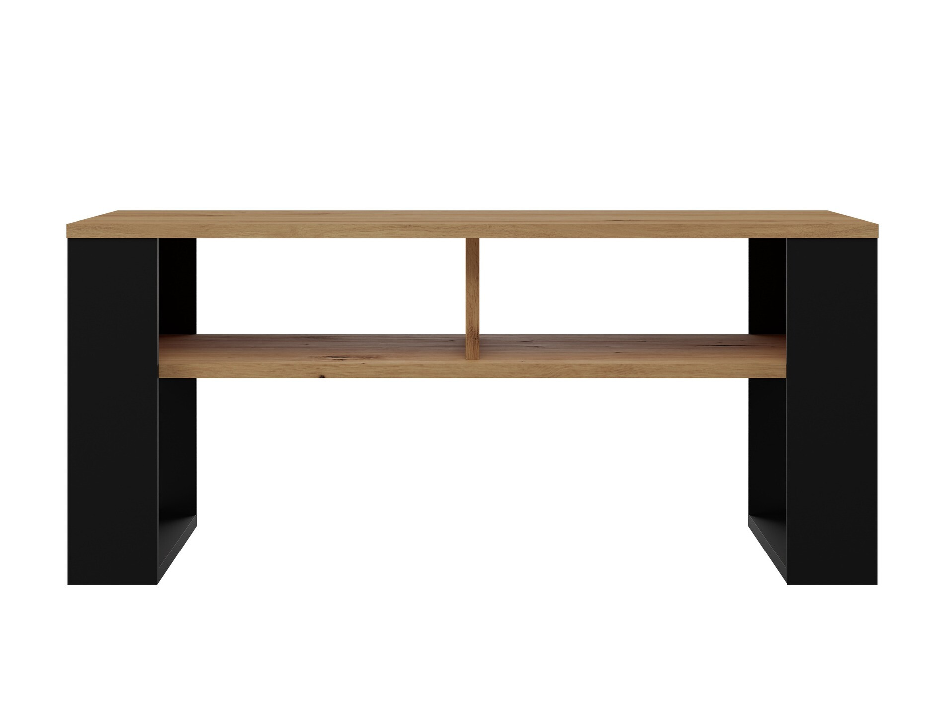 Stočić za kafu Mandeville 209 (Zanatski hrast + Crno)