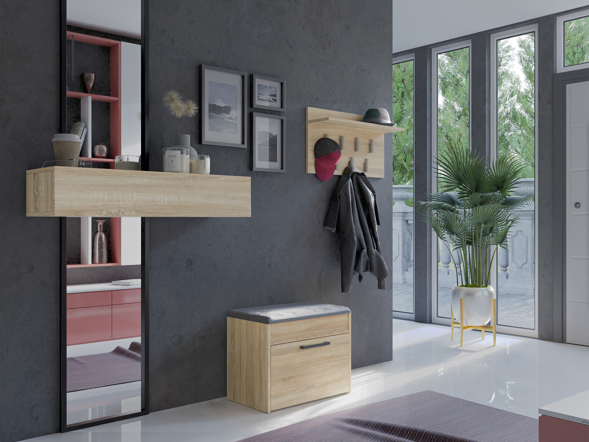 Cipelarnik Mandeville 219 (Sonoma hrast)