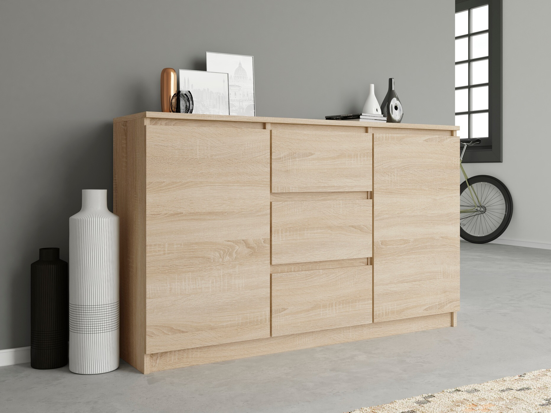 Komoda Elbvelu 112 (Sonoma hrast)