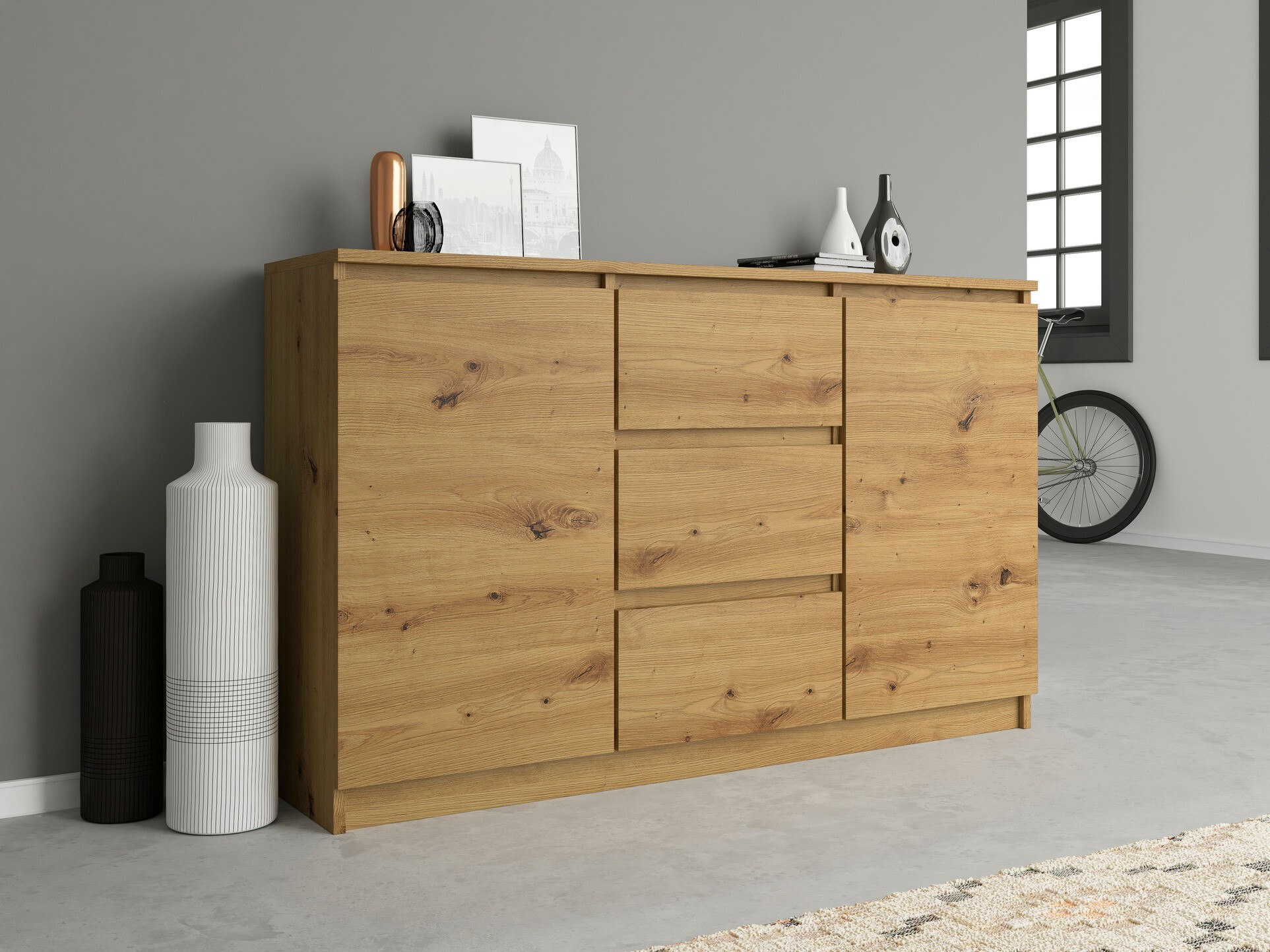 Komoda Elbvelu 112 (Zanatski hrast)