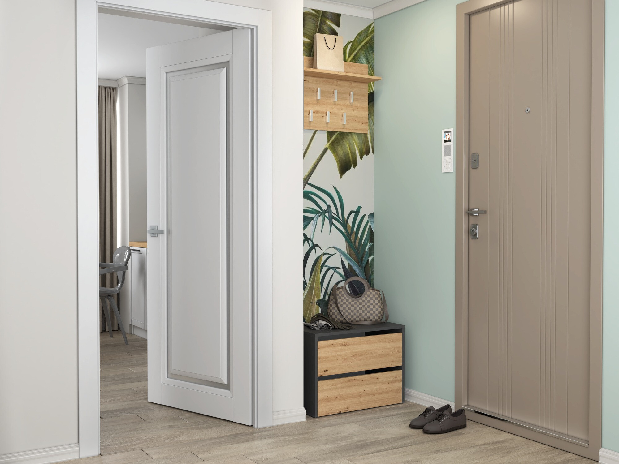 Cipelarnik Mandeville 222 (Antricit (ugalj) + Zanatski hrast)