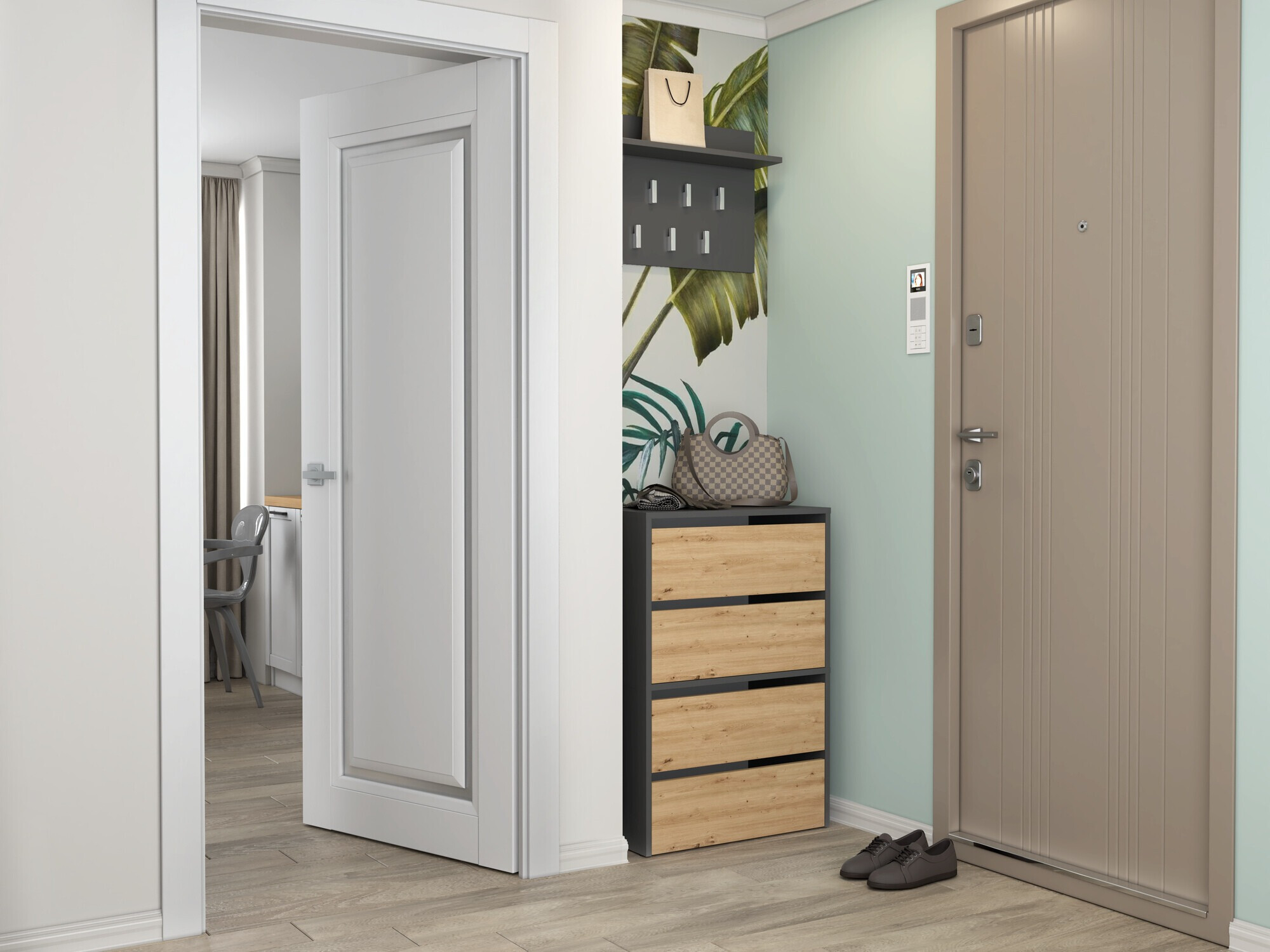 Cipelarnik Mandeville 223 (Antricit (ugalj) + Zanatski hrast)