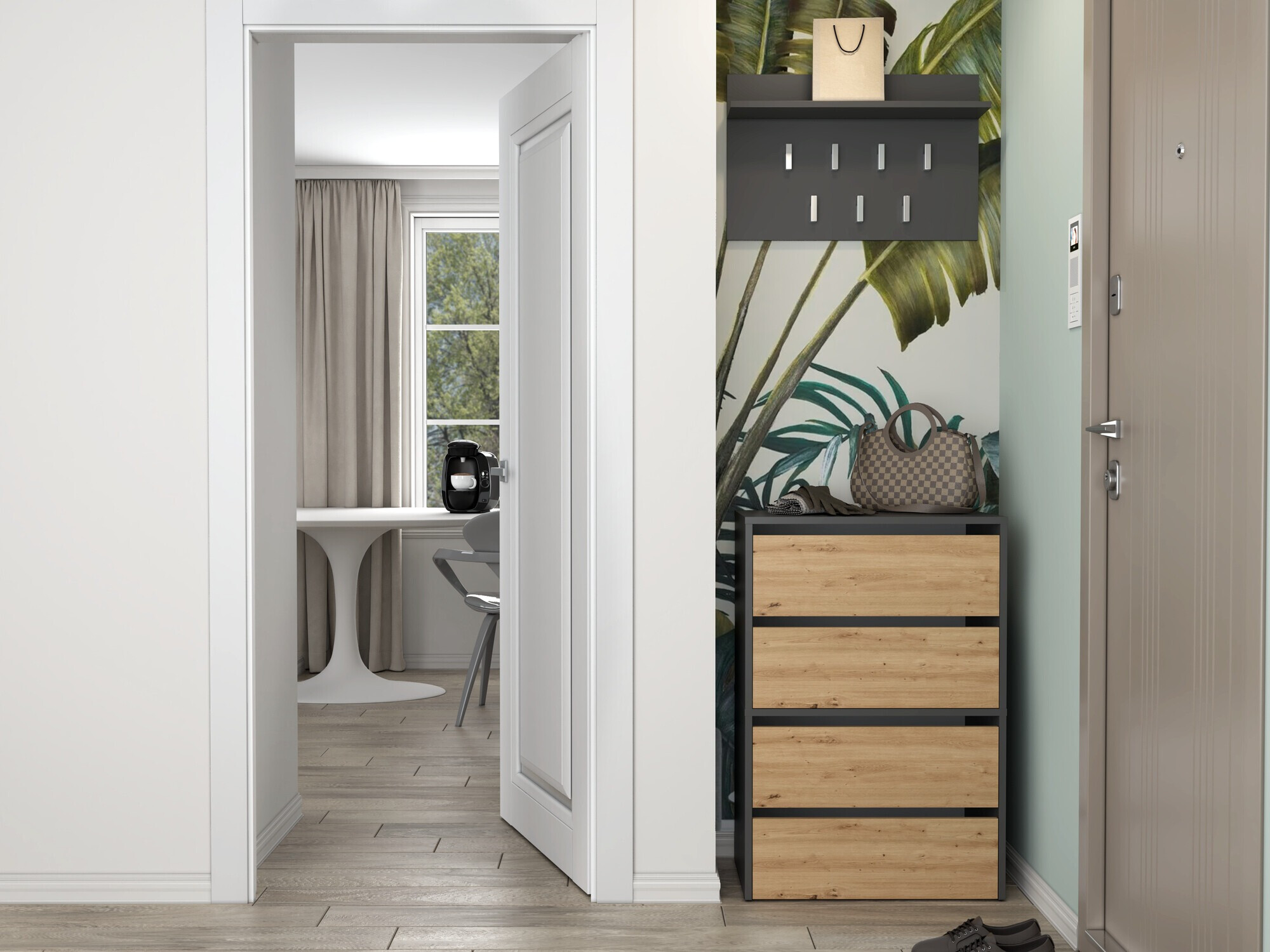 Cipelarnik Mandeville 223 (Antricit (ugalj) + Zanatski hrast)