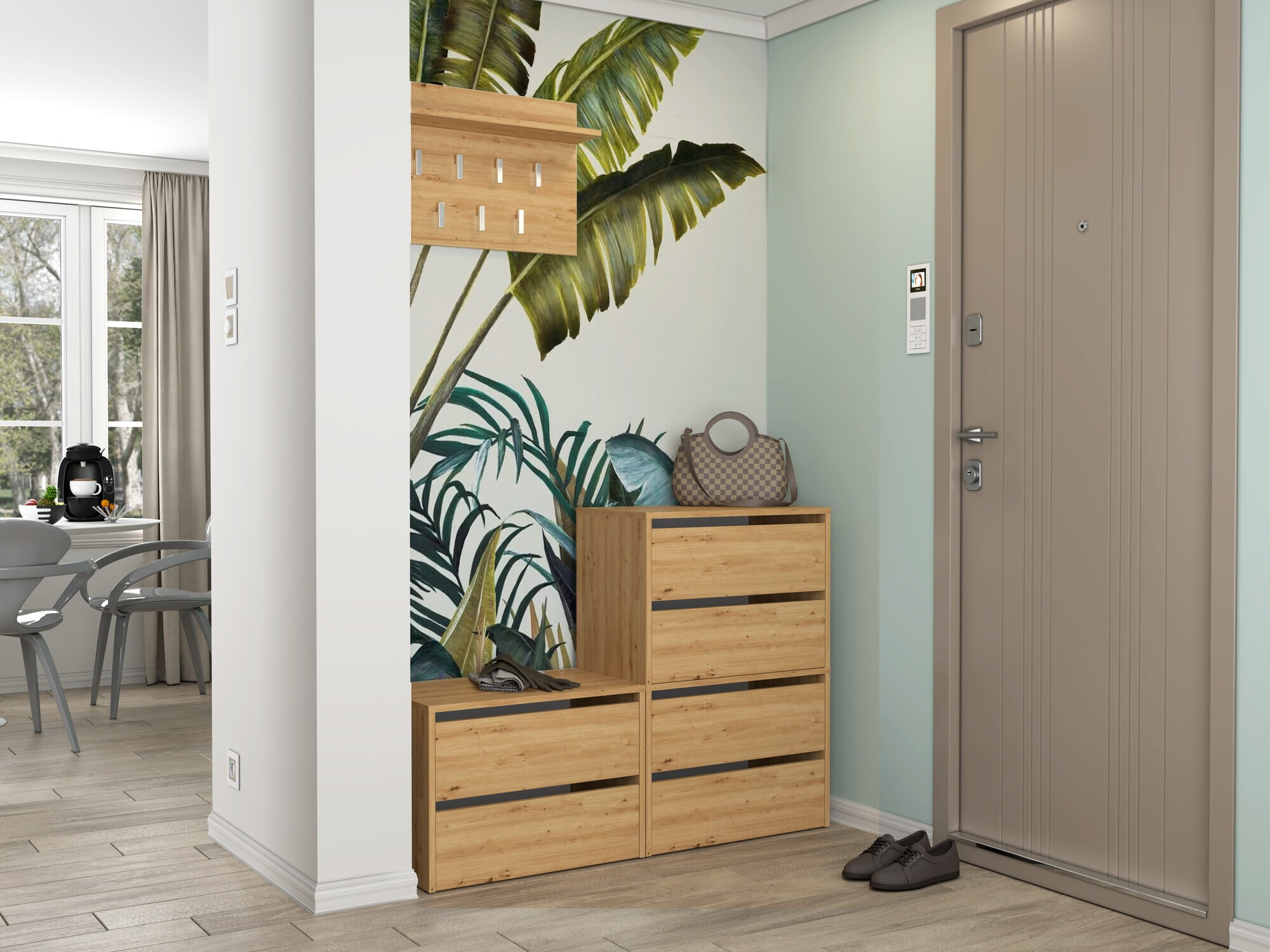 Cipelarnik Mandeville 223 (Artisan hrast)