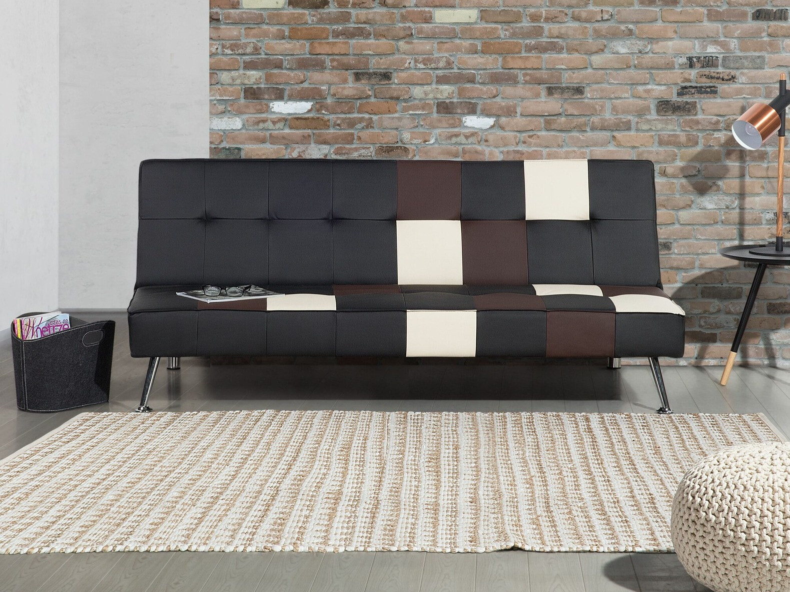 Sofa na razvlačenje Berwyn 211 (Crno)