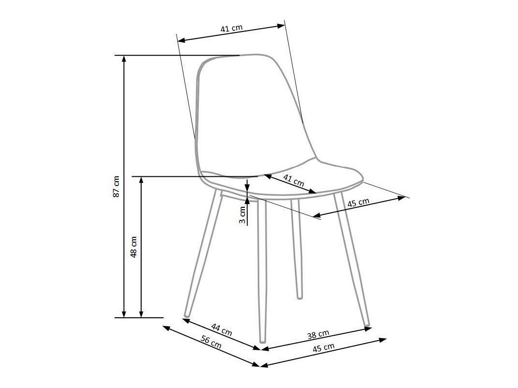 Stolica Houston 983 (Crno)