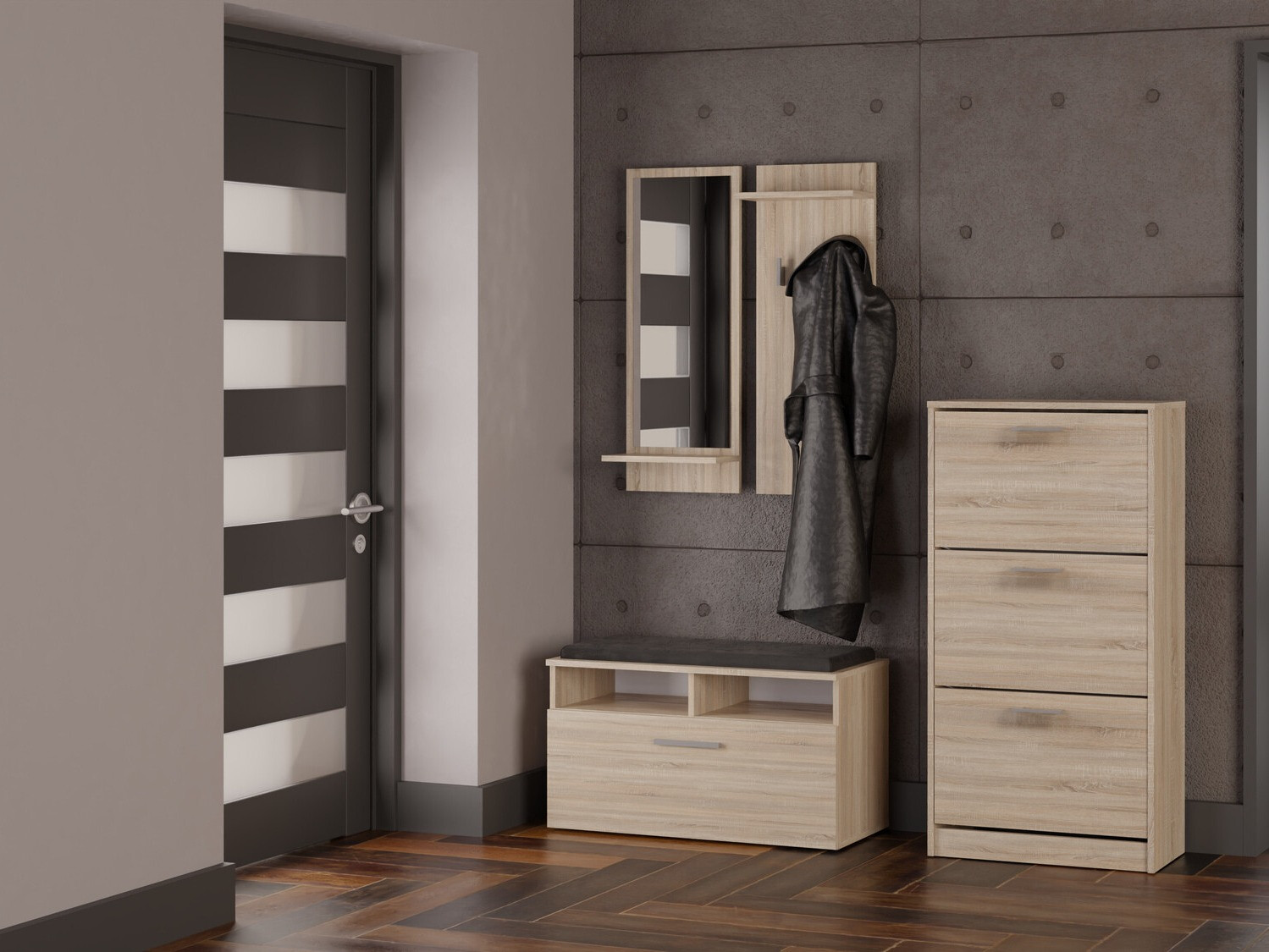 Cipelarnik Mandeville 224 (Sonoma hrast)