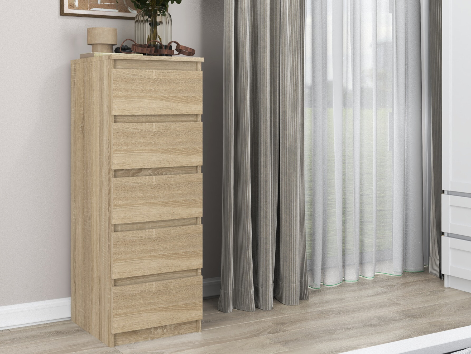 Komoda Elbvelu 121 (Sonoma hrast)