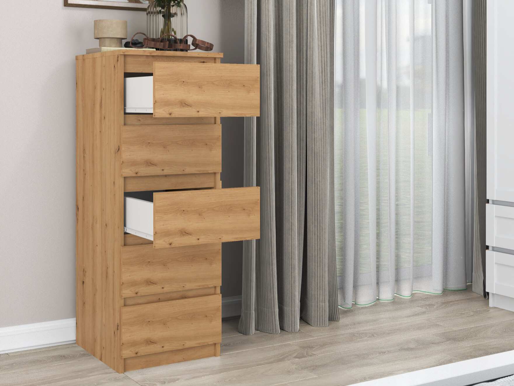 Komoda Elbvelu 121 (Zanatski hrast)