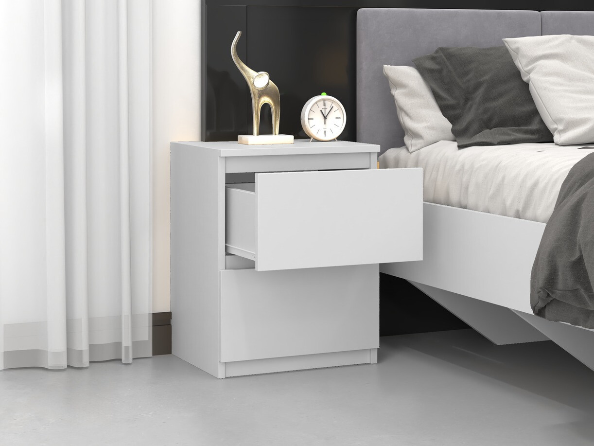 Noćni ormarić Elbvelu 120 (Belo)