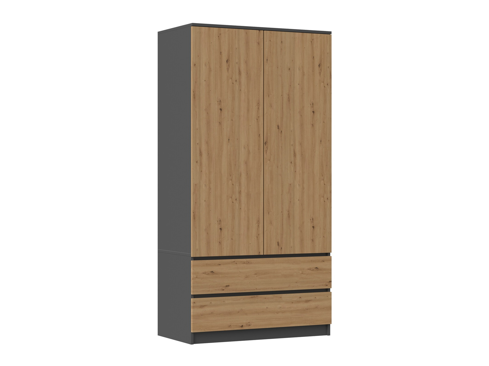 Ormar Elbvelu 116 (Antracit + Artisan hrast)