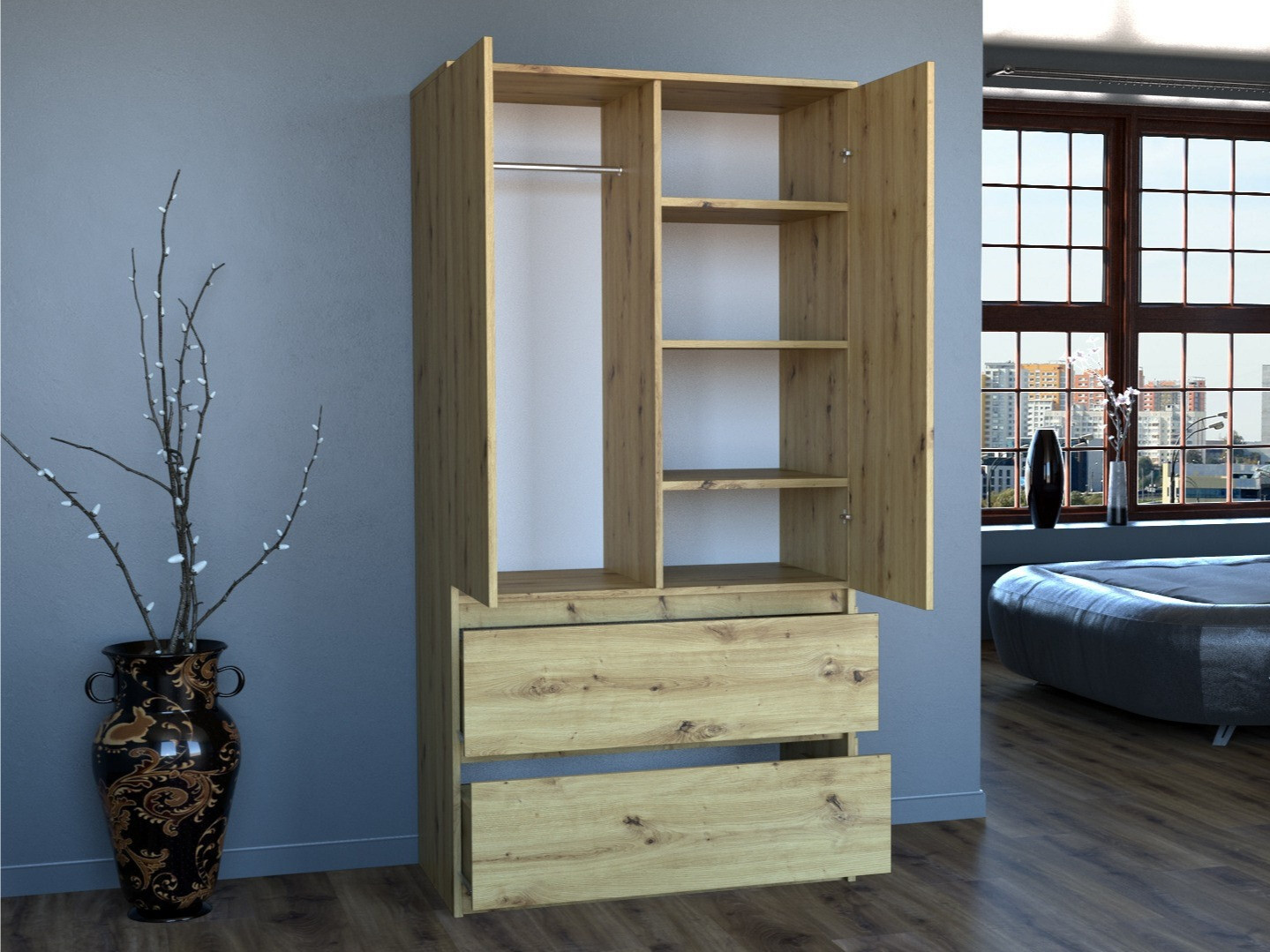 Ormar Elbvelu 116 (Artisan hrast)