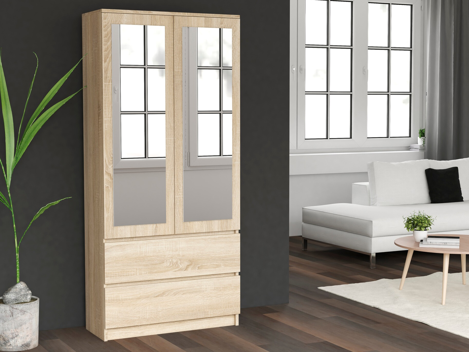 Ormar Elbvelu 116 (Sonoma hrast)