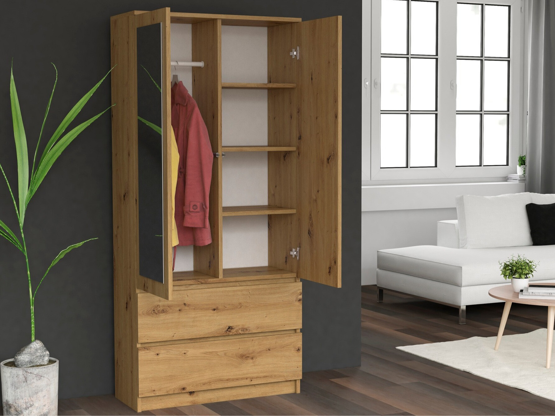 Ormar Elbvelu 116 (Zanatski hrast)