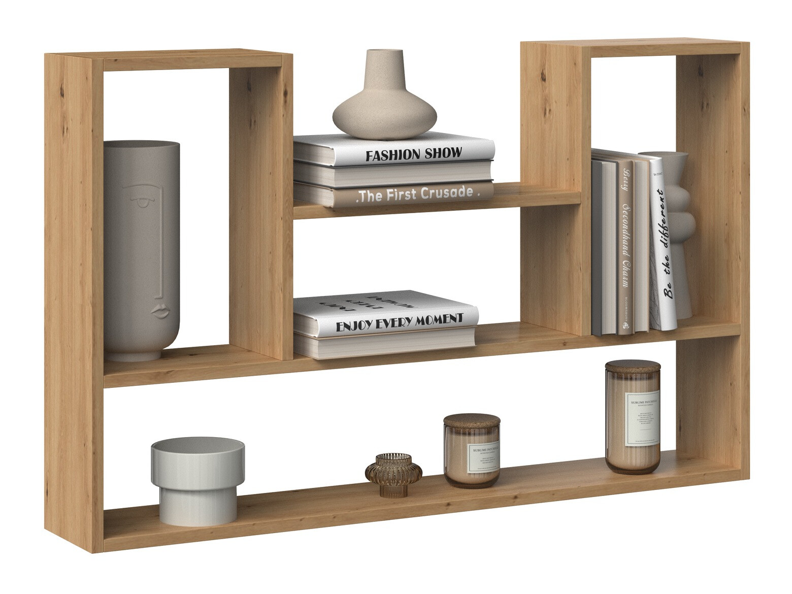 Zidna polica Mandeville 225 (Artisan hrast)