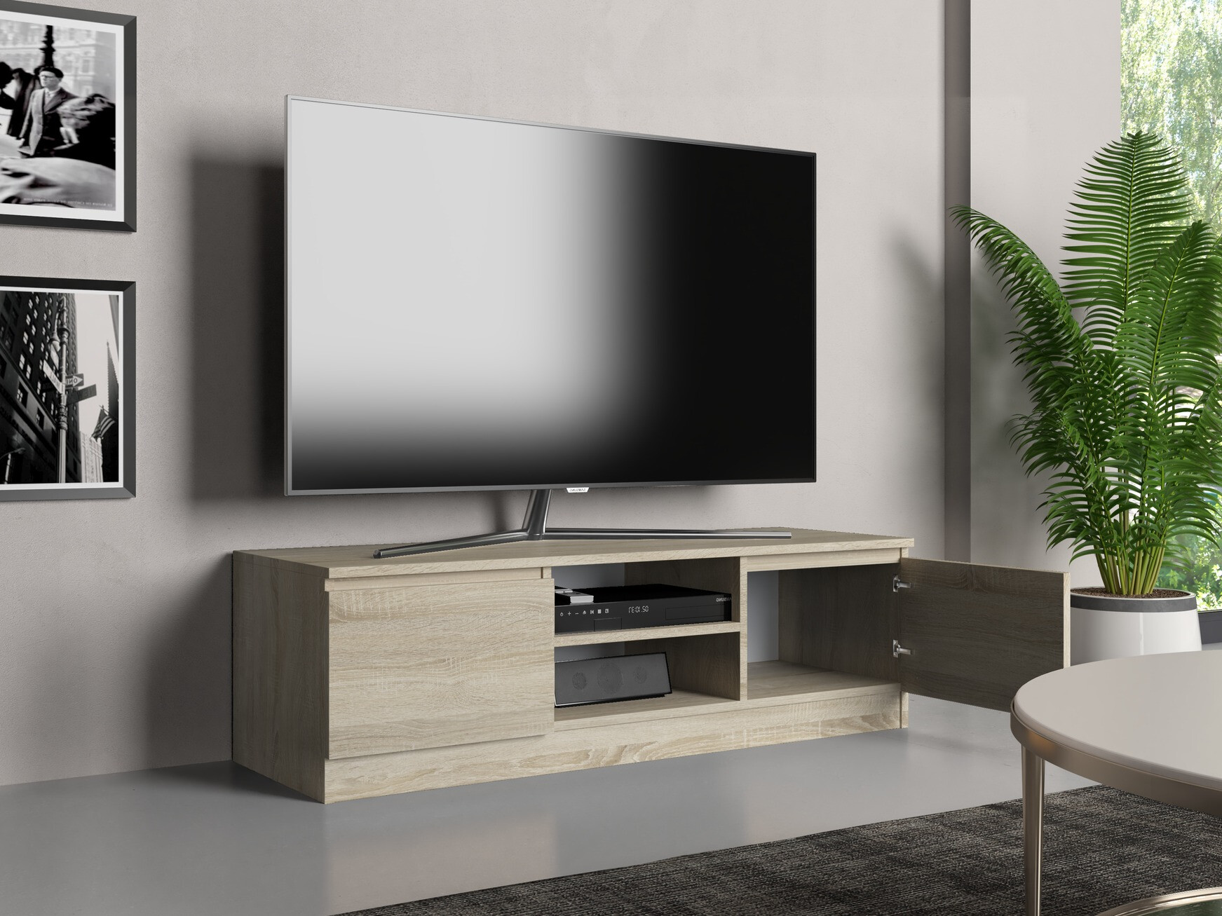 TV sto Elbvelu 123 (Sonoma hrast)