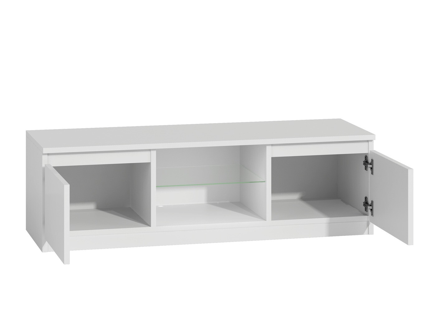 TV sto Elbvelu 126 (Belo + Sjajno belo)