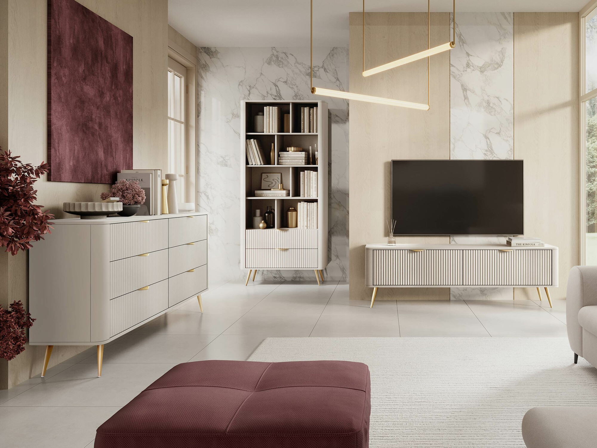 Komoda Lectum II (Bež)