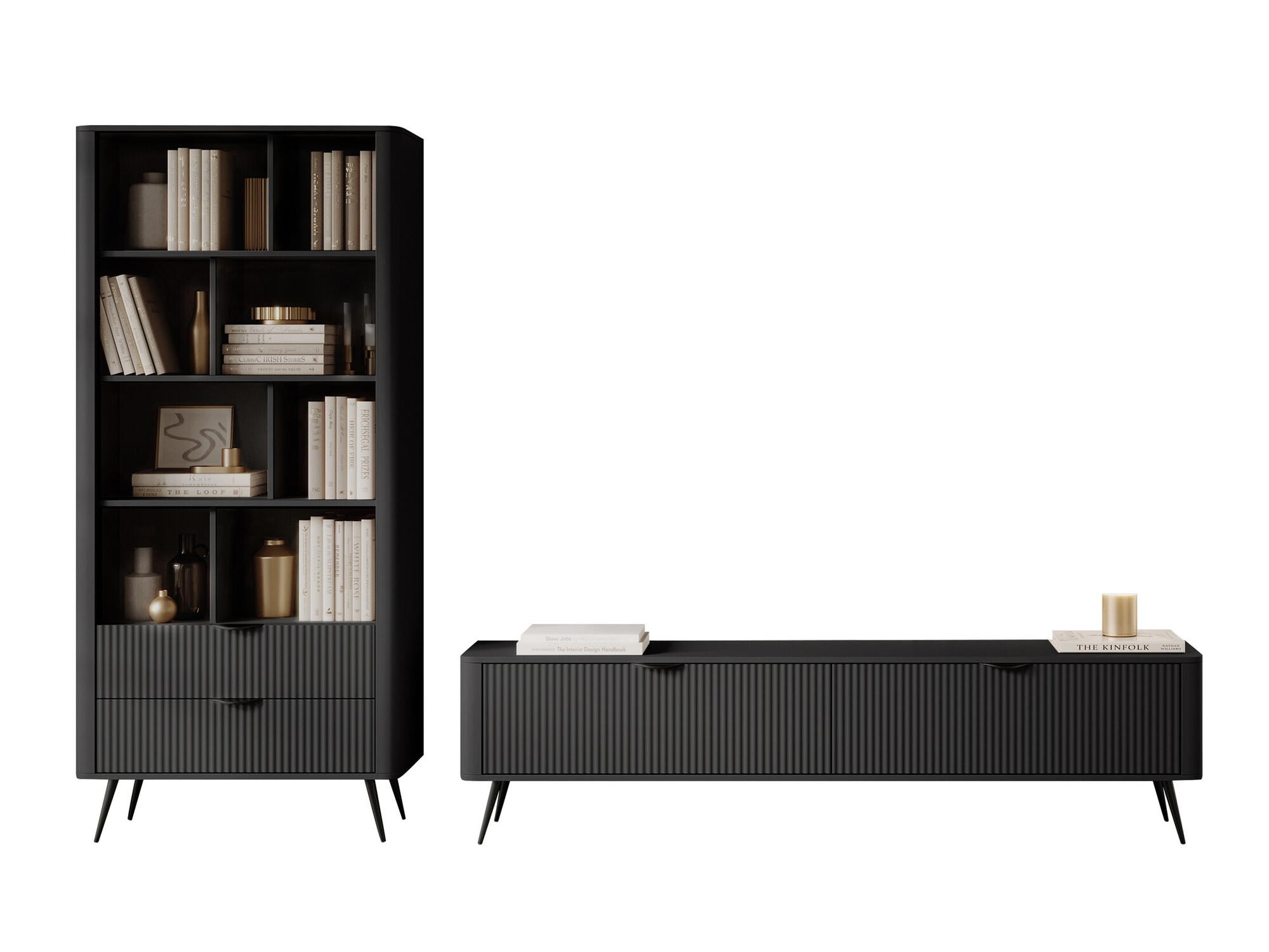 Set za dnevnu sobu Versoe 107 (Graphite)