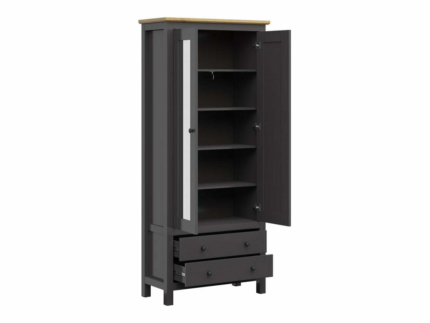 Ormar Sordoro 137 (Graphite + Zanatski hrast)