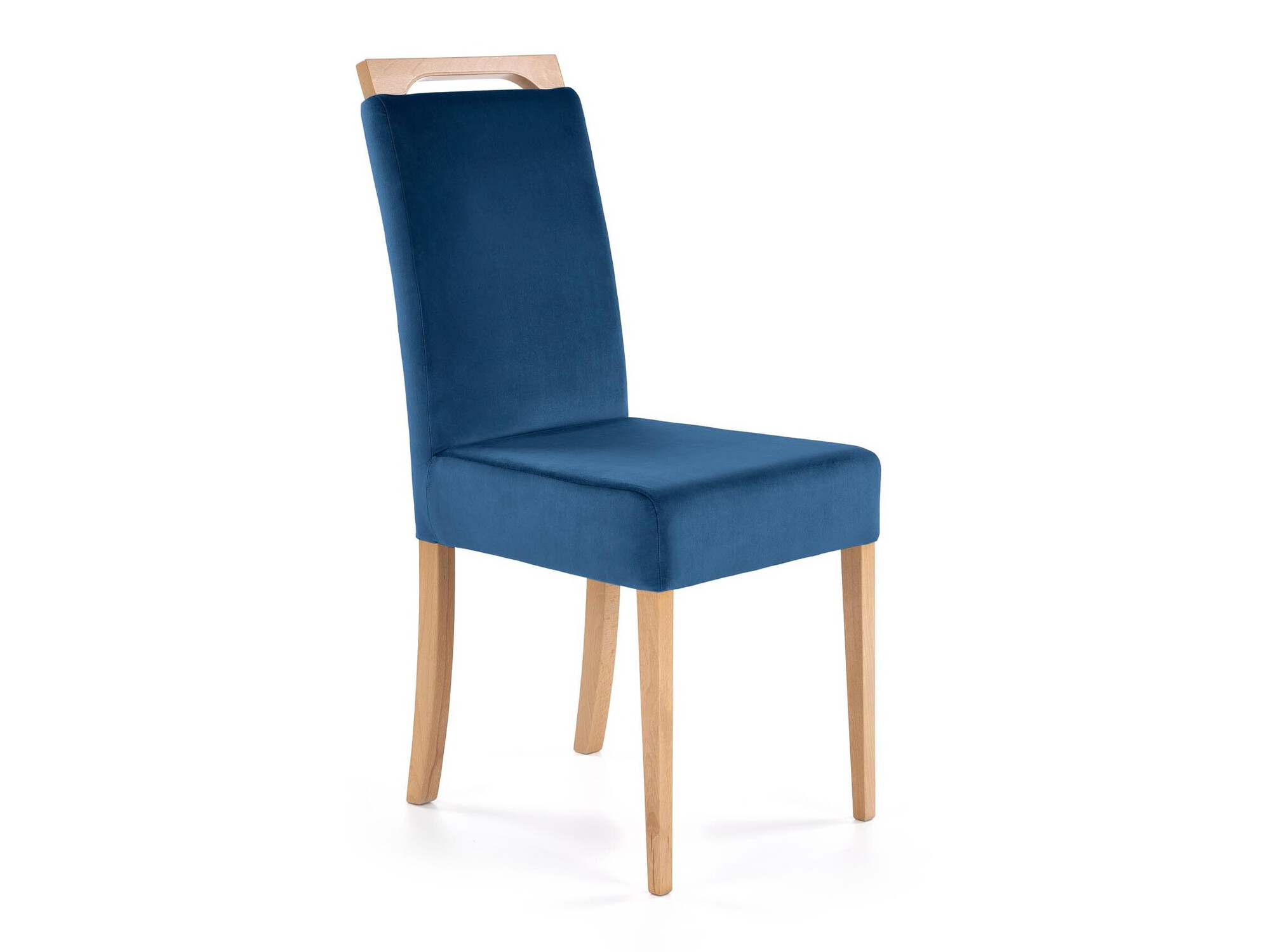 Stolica Houston 1055 (Tamno plavo + Hrast)