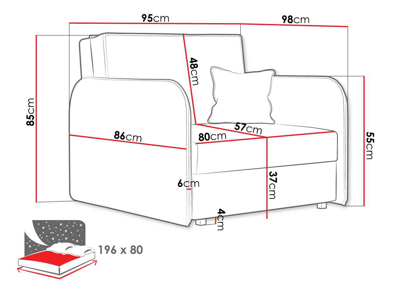 Fotelja Columbus 125 (Again 11)
