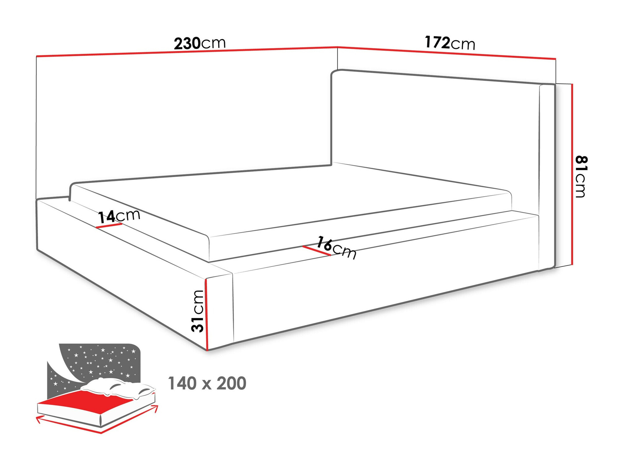 Krevet TrendyNest 107 (Top 02)