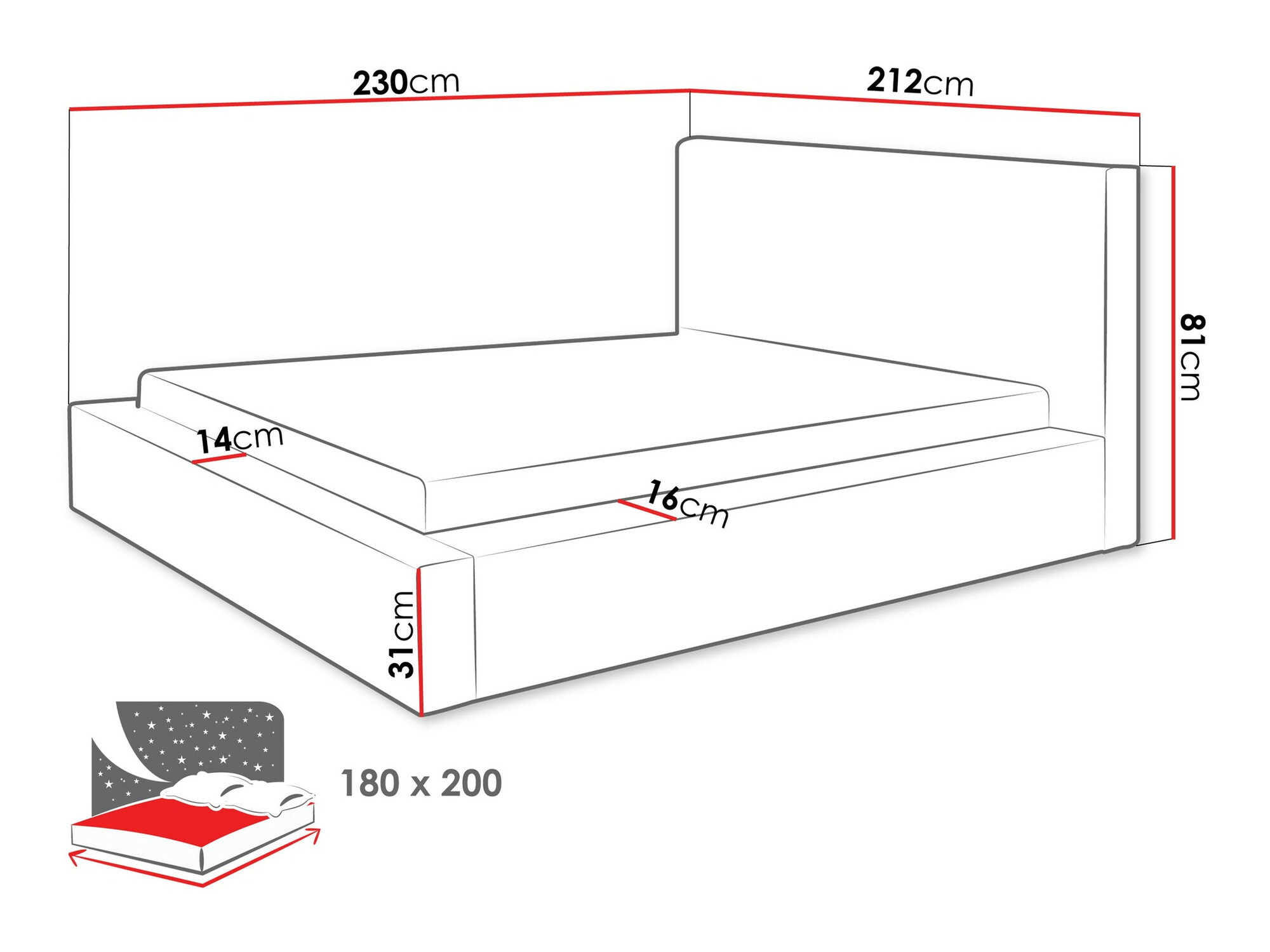 Krevet TrendyNest 107 (Top 02)