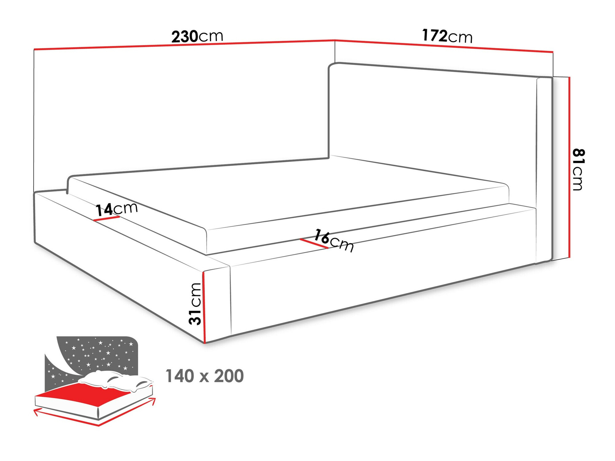 Krevet TrendyNest 107 (Top 100)