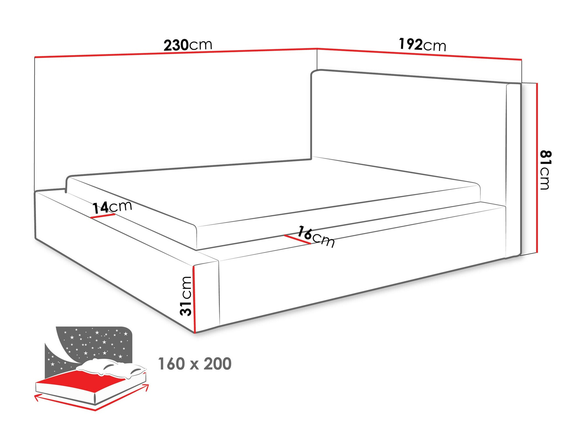 Krevet TrendyNest 107 (Top 100)