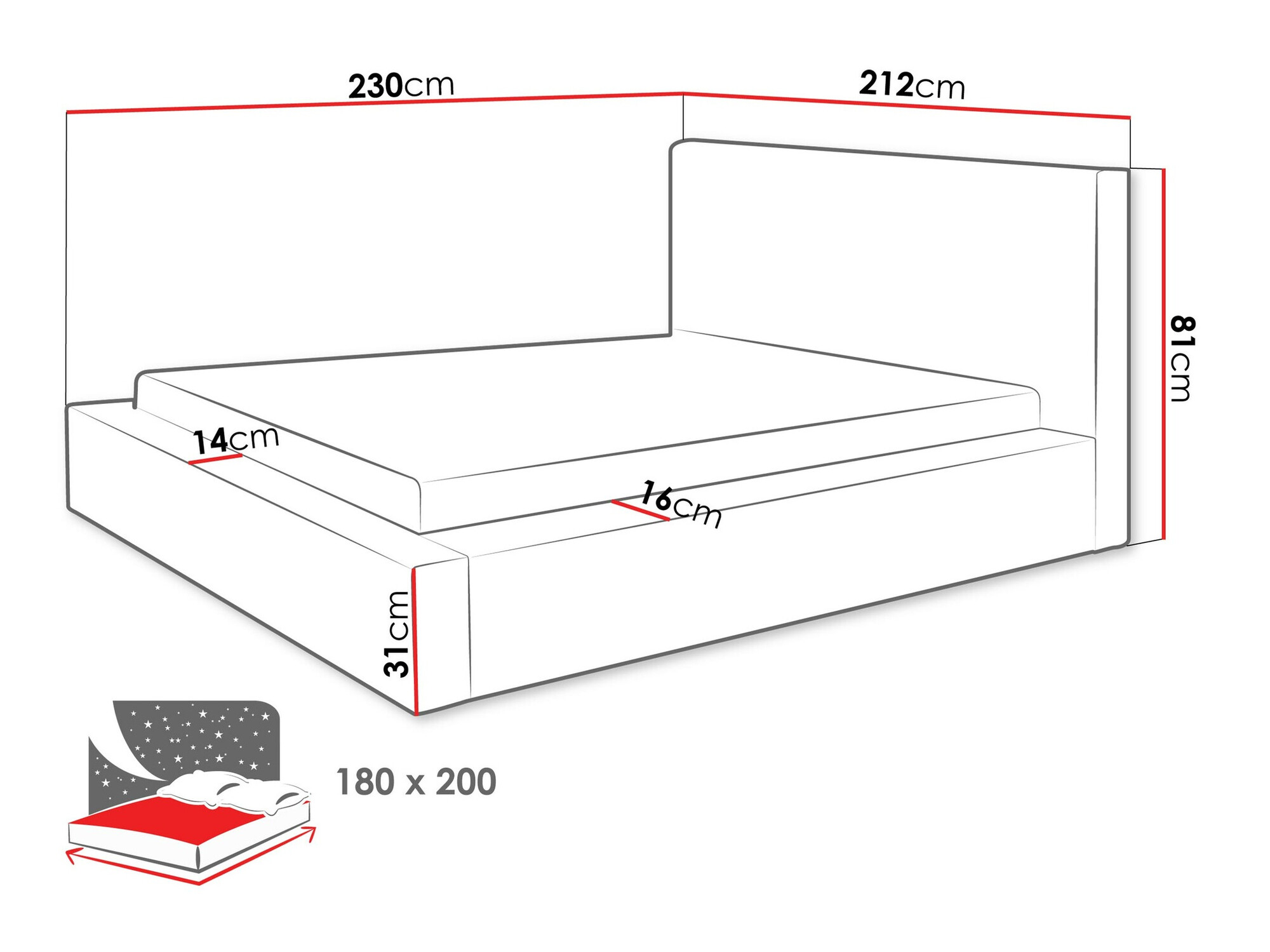 Krevet TrendyNest 107 (Top 100)