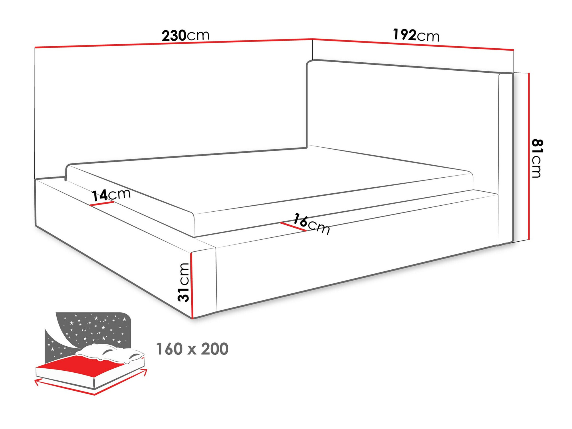 Krevet TrendyNest 107 (Top 20)