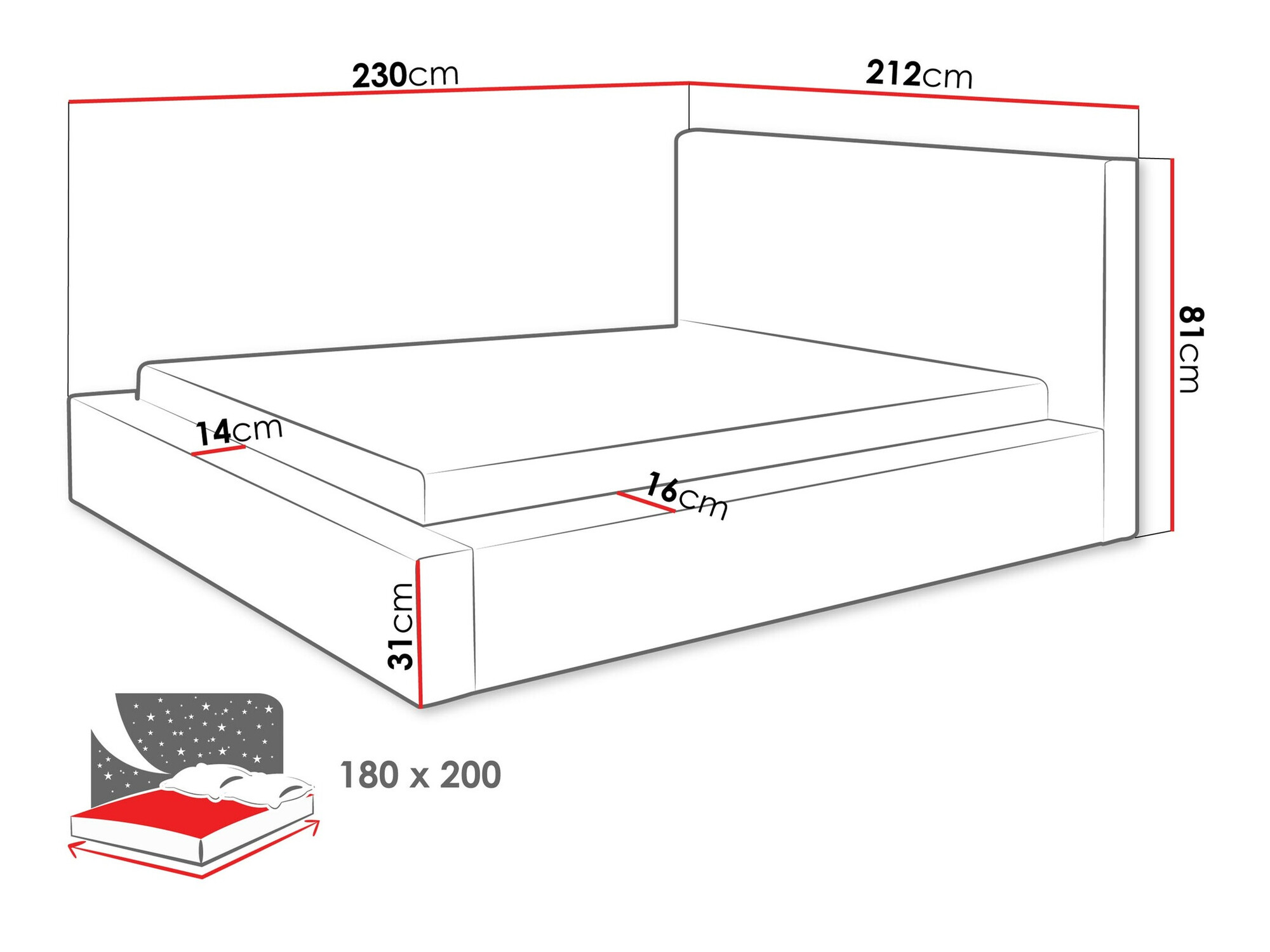 Krevet TrendyNest 107 (Top 48)