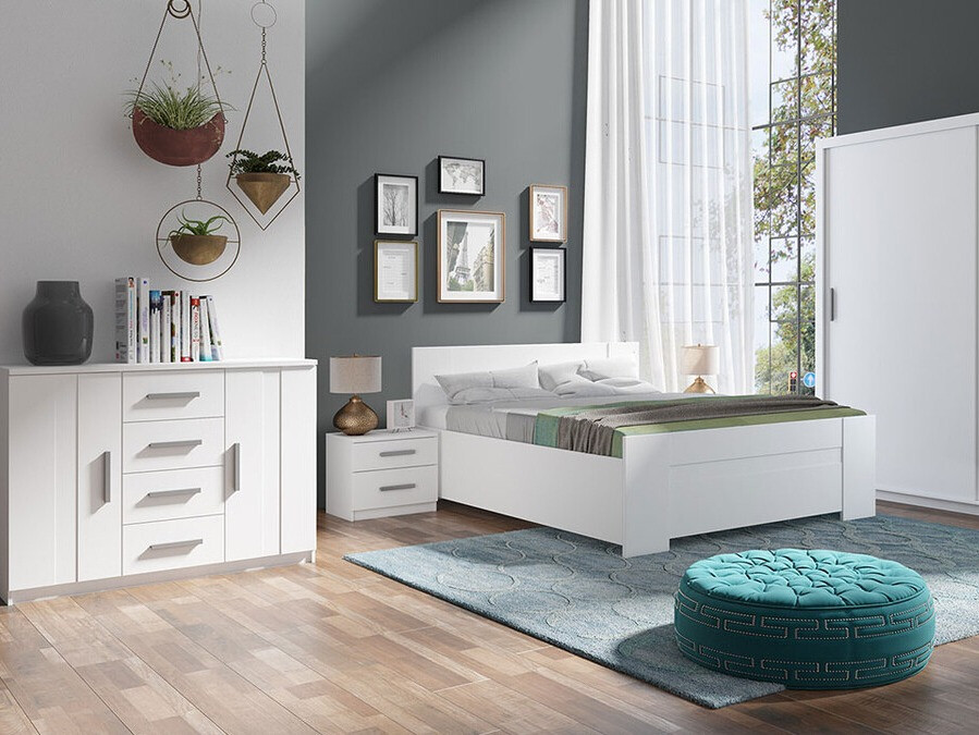 Noćni ormarić Catromi 103 (Belo)