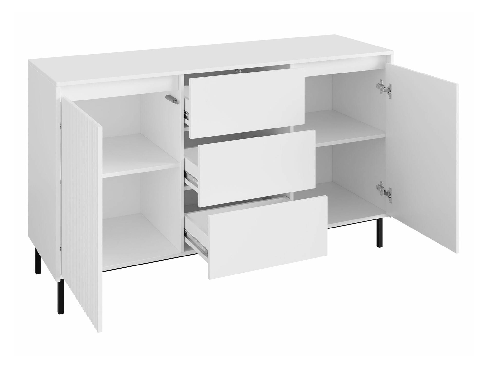 Komoda Comfivo Delruva 101 (Crno)