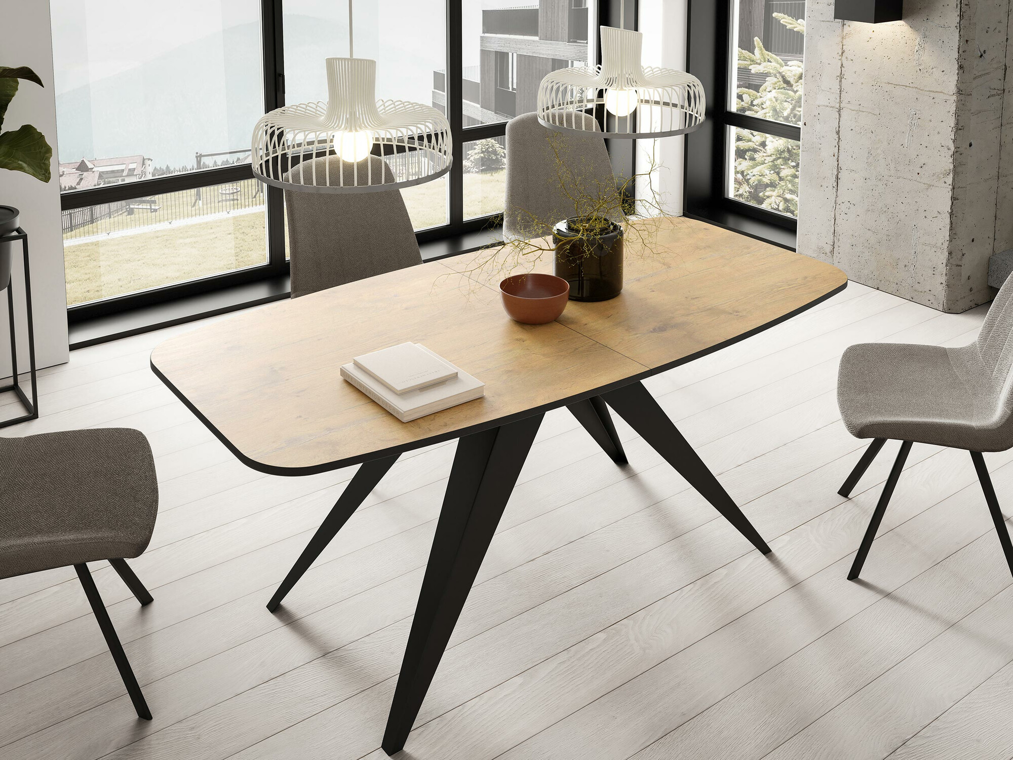 Sto Oswego 115 (Crno + Lancelot hrast)