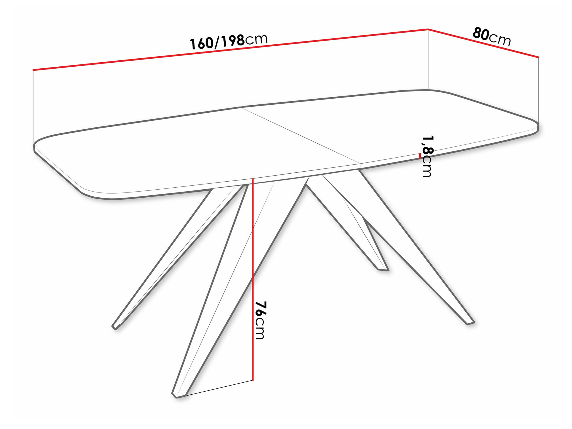 Sto Oswego 115 (Crno + Zanatski zlatni hrast)