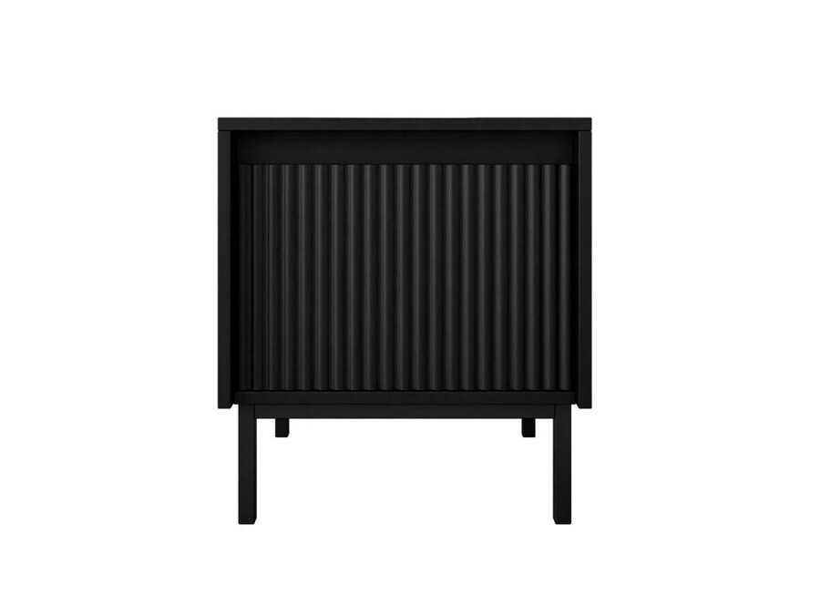 Noćni ormarić Comfivo Delruva 105 (Crno)