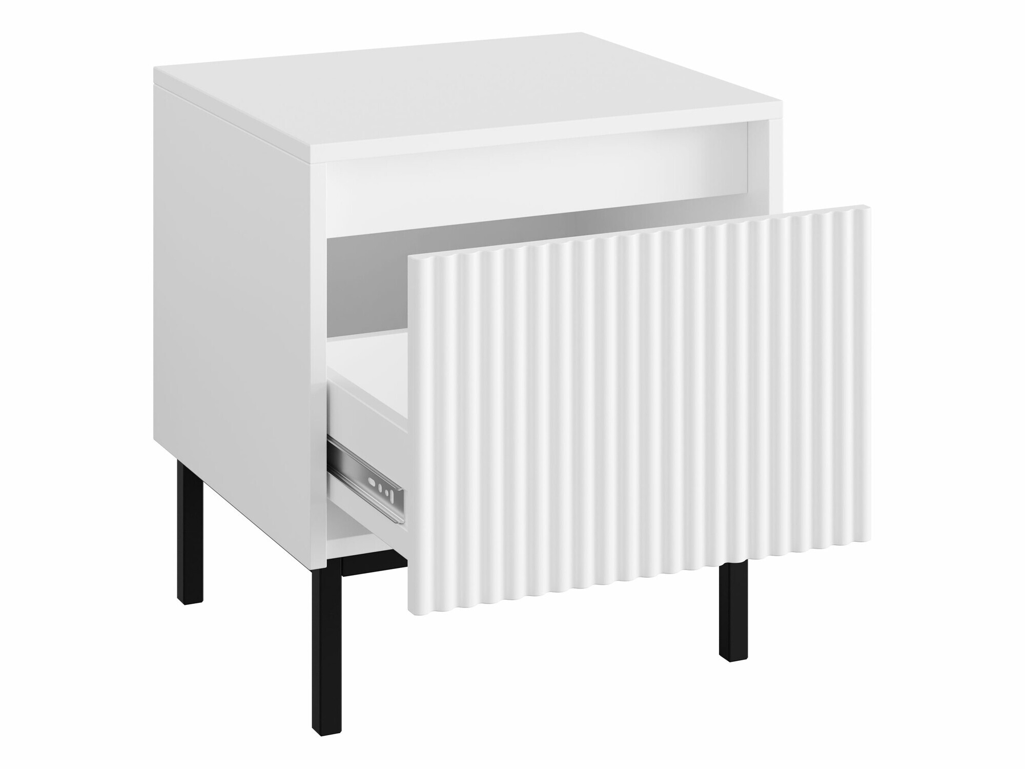 Noćni ormarić Comfivo Delruva (Crno)