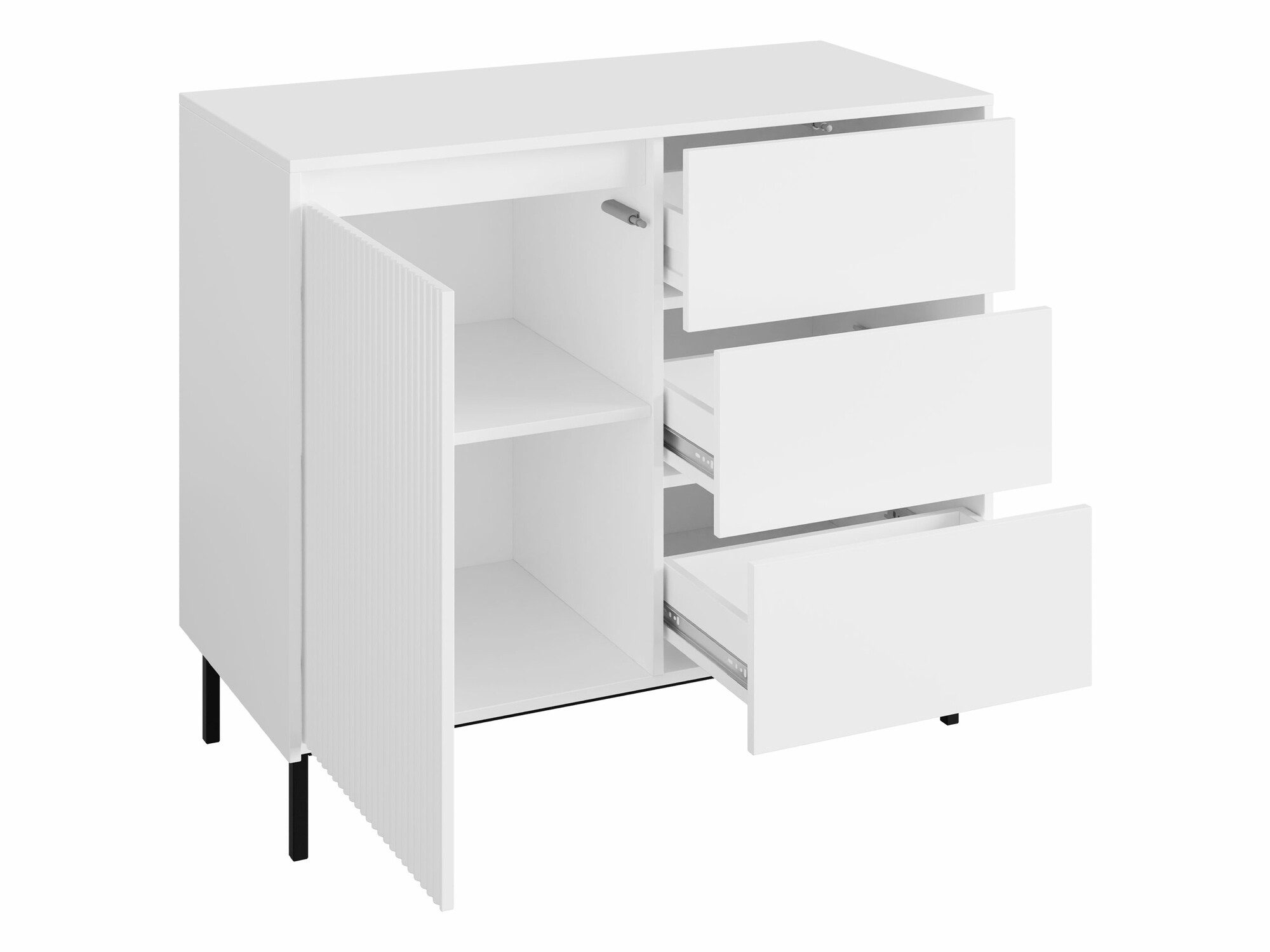 Set za dnevnu sobu Comfivo Delruva II (Crno)