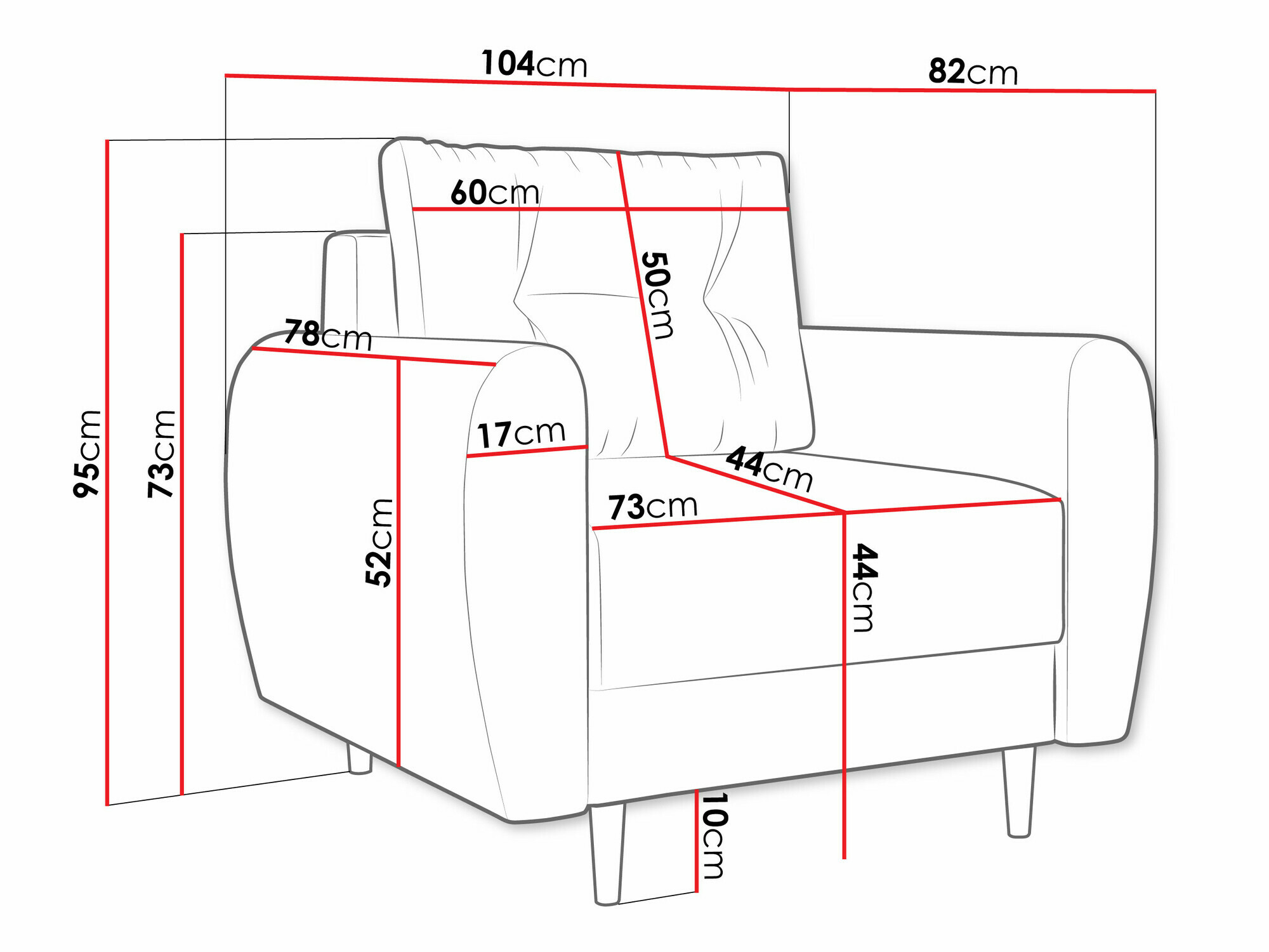 Fotelja Memphis 144 (Itaka 11)