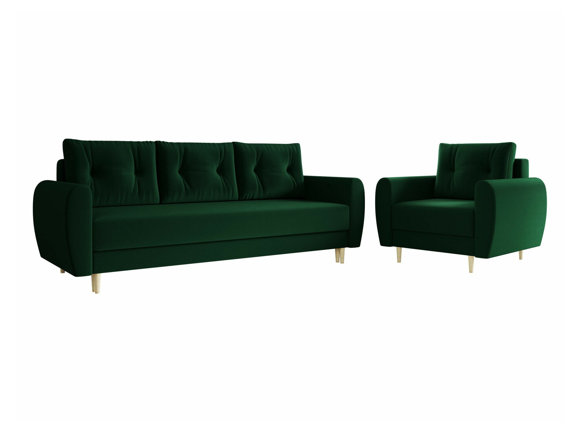 Set tapaciranog nameštaja Memphis 145 (Itaka 10)