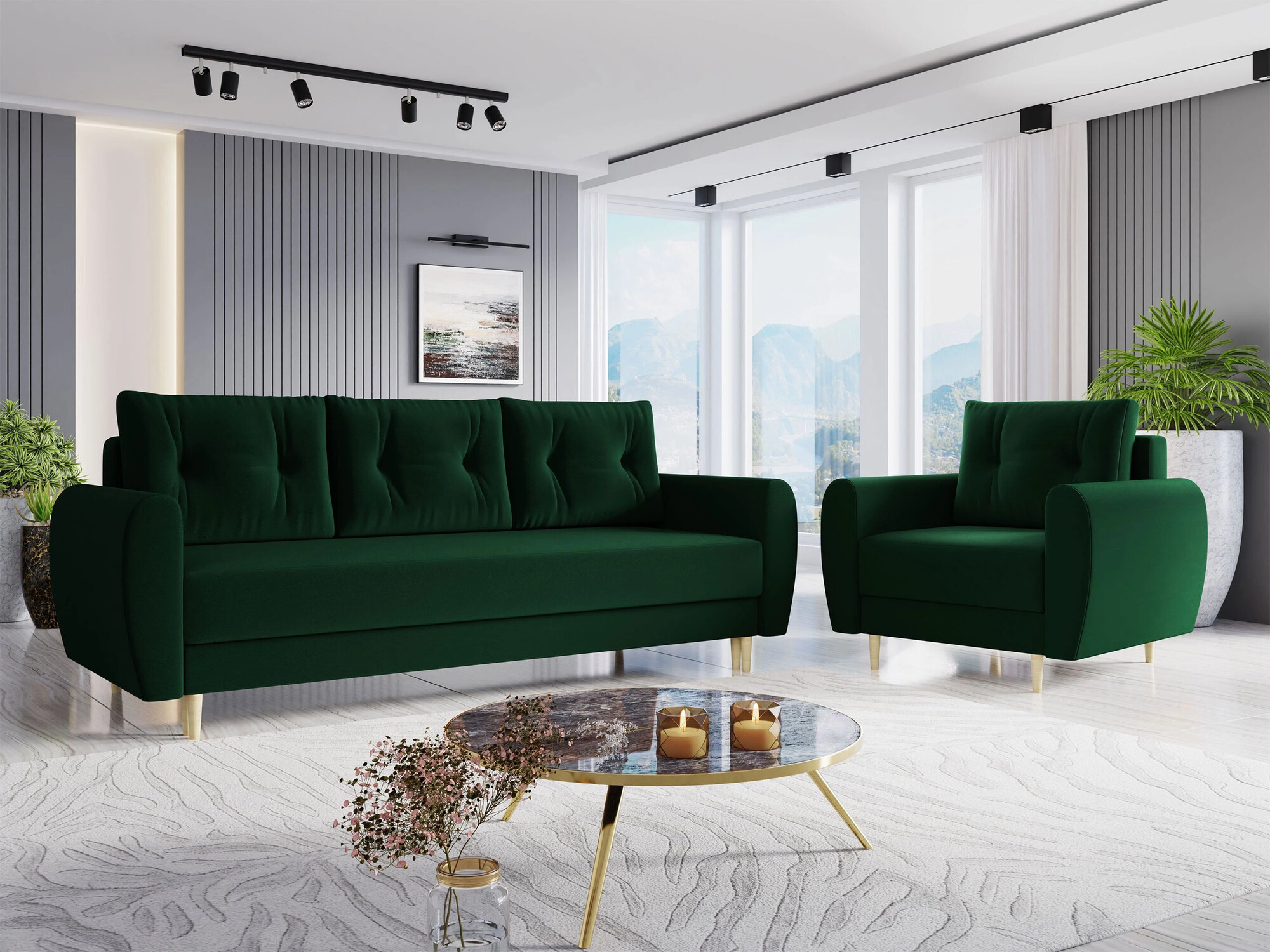 Sofa na razvlačenje Memphis 143 (Itaka 10)